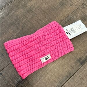 UGG Vibrant Pink Knit Headband